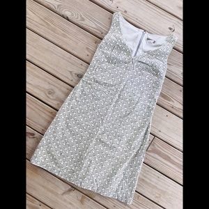 J.Crew Cotton Summer Dress Sz 6 Green/Floral